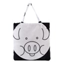 Pig Logo Grocery Tote Bag View2