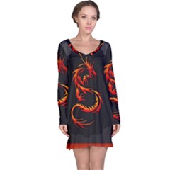 Dragon Long Sleeve Nightdress