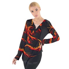 Dragon Women s Tie Up Tee