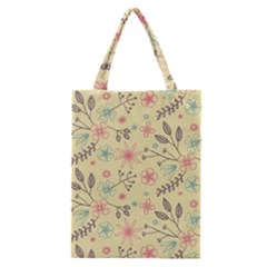 Seamless Spring Flowers Patterns Classic Tote Bag by TastefulDesigns