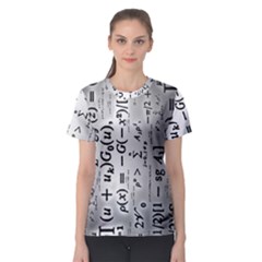 Science Formulas Women s Sport Mesh Tee