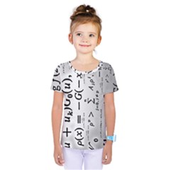 Science Formulas Kids  One Piece Tee