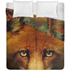 Fox Duvet Cover Double Side (california King Size)