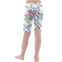 Paris Map Kids  Mid Length Swim Shorts View2