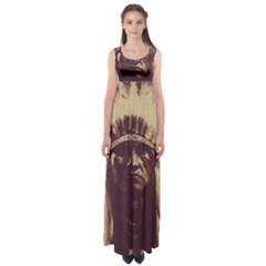 Indian Empire Waist Maxi Dress