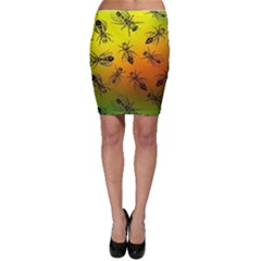 Insect Pattern Bodycon Skirt by Simbadda