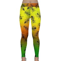 Insect Pattern Classic Yoga Leggings by Simbadda