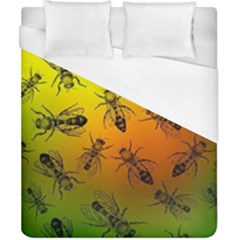 Insect Pattern Duvet Cover (california King Size) by Simbadda