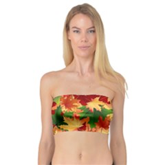 Autumn Leaves Bandeau Top by Simbadda