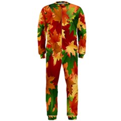 Autumn Leaves Onepiece Jumpsuit (men)  by Simbadda