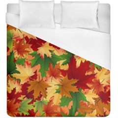 Autumn Leaves Duvet Cover (king Size)