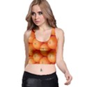 Orange Fruit Racer Back Crop Top View1