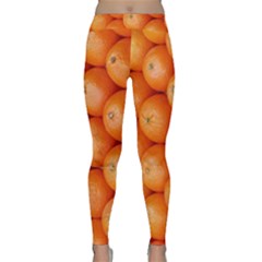 Orange Fruit Classic Yoga Leggings