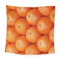 Orange Fruit Square Tapestry (large)