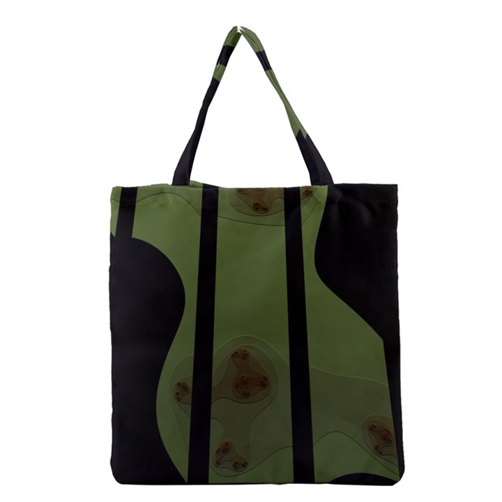 Fractal Prison Grocery Tote Bag