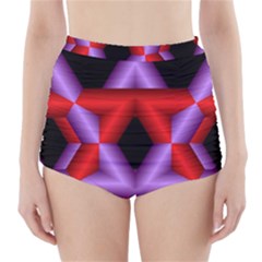 Star Of David High-waisted Bikini Bottoms by Simbadda