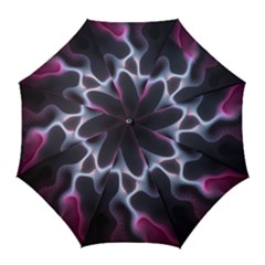 Colorful Fractal Background Golf Umbrellas by Simbadda