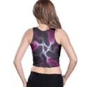 Colorful Fractal Background Racer Back Crop Top View2