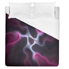 Colorful Fractal Background Duvet Cover (queen Size) by Simbadda