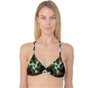 Colorful Fractal Background Reversible Tri Bikini Top View1