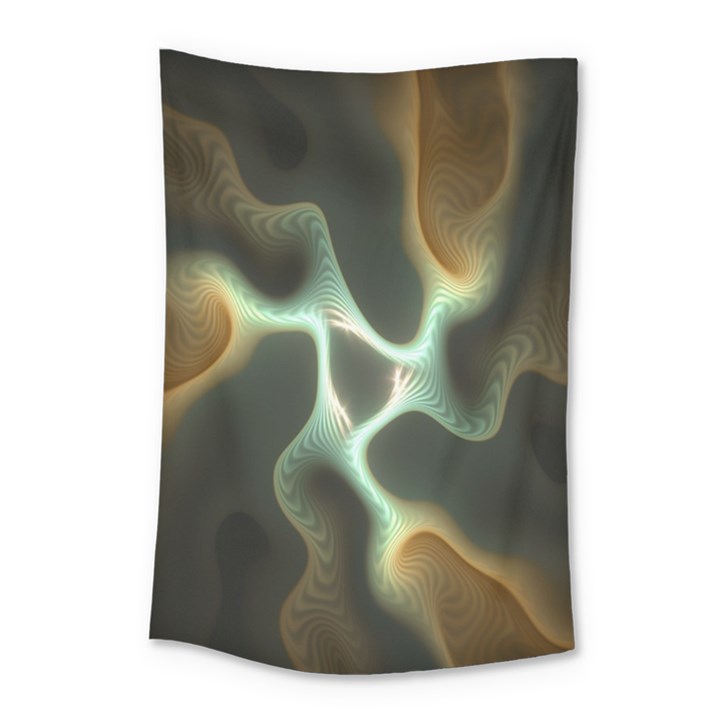 Colorful Fractal Background Small Tapestry