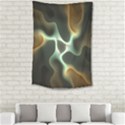 Colorful Fractal Background Small Tapestry View2