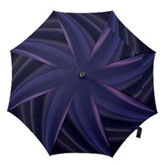 Purple Fractal Hook Handle Umbrellas (medium) by Simbadda