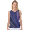 Purple Fractal Women s Basketball Tank Top View1