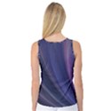 Purple Fractal Women s Basketball Tank Top View2