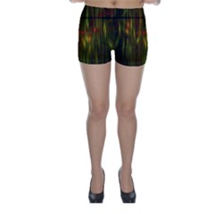 Fractal Rain Skinny Shorts by Simbadda