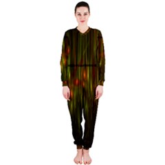 Fractal Rain Onepiece Jumpsuit (ladies)  by Simbadda