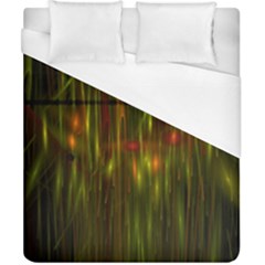 Fractal Rain Duvet Cover (california King Size) by Simbadda