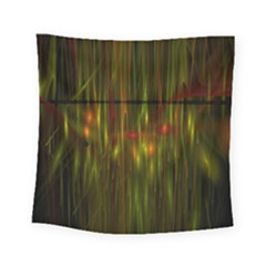 Fractal Rain Square Tapestry (small) by Simbadda