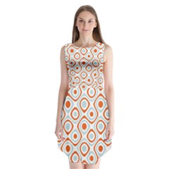 Pattern Background Abstract Sleeveless Chiffon Dress   by Simbadda