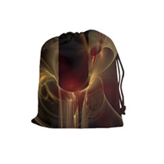 Fractal Image Drawstring Pouches (large)  by Simbadda