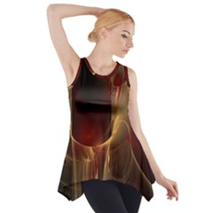 Fractal Image Side Drop Tank Tunic by Simbadda