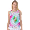 Decorative Fractal Spiral Women s Basketball Tank Top View1