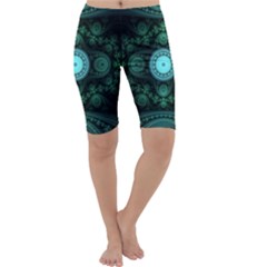 Grand Julian Fractal Cropped Leggings  by Simbadda