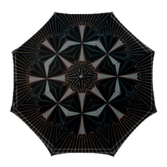 Fractal Rays Golf Umbrellas by Simbadda