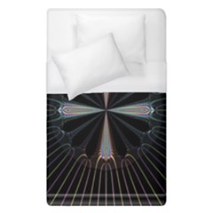 Fractal Rays Duvet Cover (single Size) by Simbadda