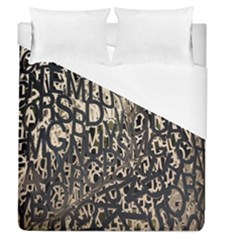 Wallpaper Texture Pattern Design Ornate Abstract Duvet Cover (queen Size) by Simbadda