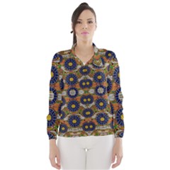 Fleur Flower Porcelaine In Calm Wind Breaker (women) by pepitasart