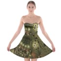 Geometric Fractal Cuboid Menger Sponge Geometry Strapless Bra Top Dress View1