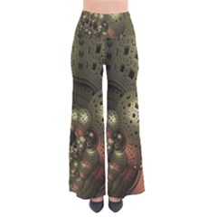 Geometric Fractal Cuboid Menger Sponge Geometry Pants by Simbadda