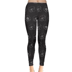 Floral Pattern Leggings  by Valentinaart