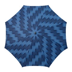 Blue Pattern Golf Umbrellas by Valentinaart