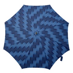 Blue Pattern Hook Handle Umbrellas (small) by Valentinaart