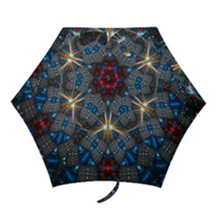 Fancy Fractal Pattern Mini Folding Umbrellas by Simbadda