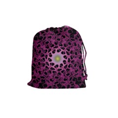 Cool Fractal Drawstring Pouches (medium)  by Simbadda