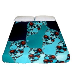 Decorative Fractal Background Fitted Sheet (queen Size) by Simbadda